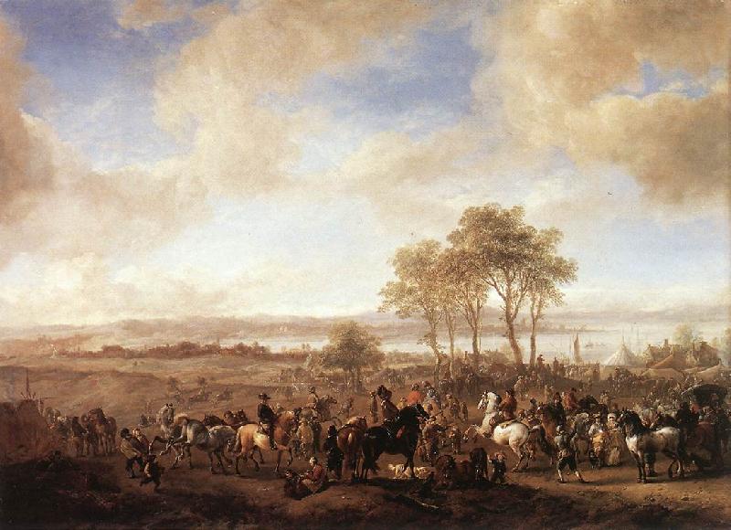 WOUWERMAN, Philips The Horse Fair  yuer6 oil painting picture